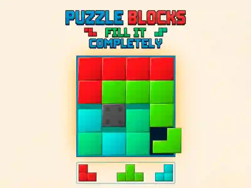 لعبة Puzzle Blocks: Fill It Completely على الانترنت