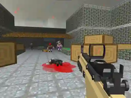 لعبة Pixel Apocalypse Shooting Zombie Garden على الانترنت