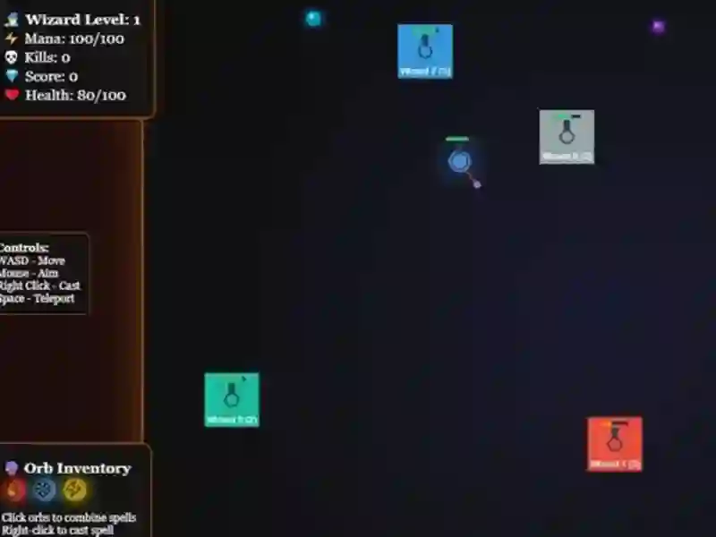 لعبة Spell Caster Io على الانترنت