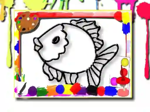 لعبة Fish Coloring Book على الانترنت