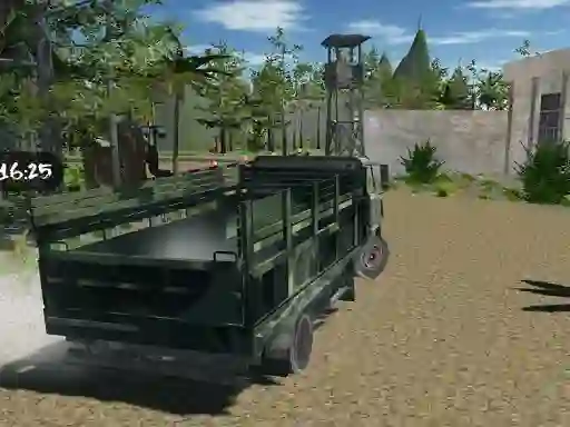 لعبة Offroad Truck Army Driving على الانترنت
