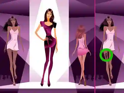 لعبة Fashion Models Differences على الانترنت