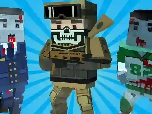 لعبة Blocky Shooting Arena 3D Pixel على الانترنت