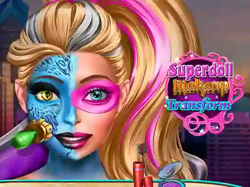 لعبة Super Doll Makeup Transform على الانترنت