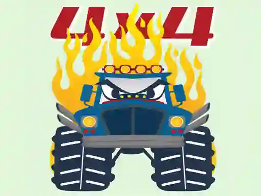 لعبة Monster Trucks Coloring Pages على الانترنت