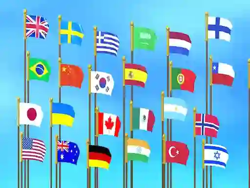 لعبة Flag Puzzle Jam: Collect Flags على الانترنت