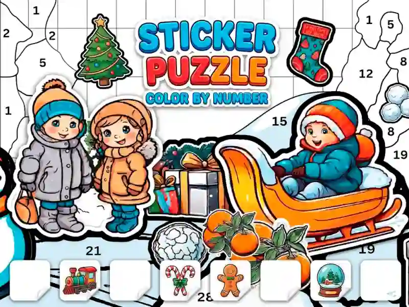 لعبة Sticker Book Puzzle: Color By Number على الانترنت