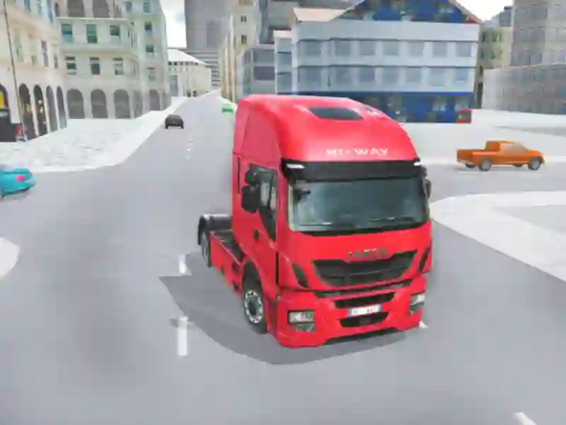 لعبة City Driving Truck Simulator 3d على الانترنت