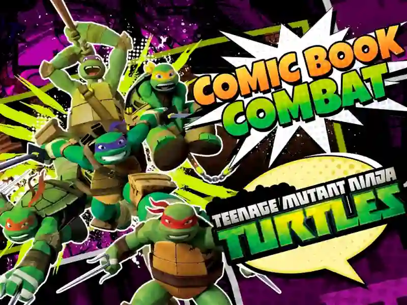 لعبة Teenage Mutant Ninja Turtles Comic book Combat على الانترنت