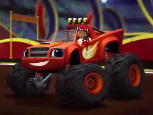 لعبة Blaze Monster Trucks Hidden Stars على الانترنت