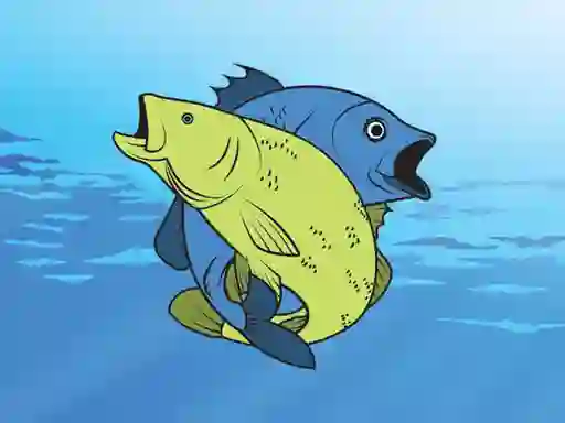 لعبة Friendly Fish Coloring على الانترنت