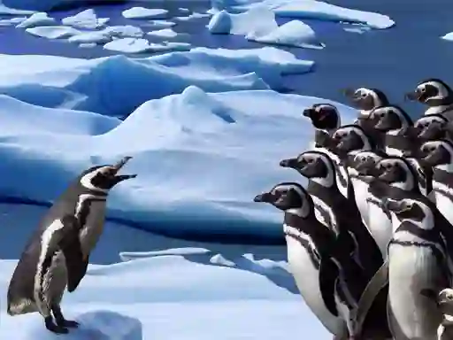 لعبة Penguins Slide على الانترنت