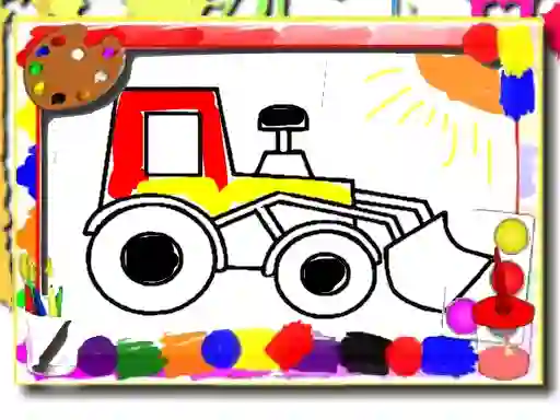 لعبة Back to School: Kids Car Coloring على الانترنت