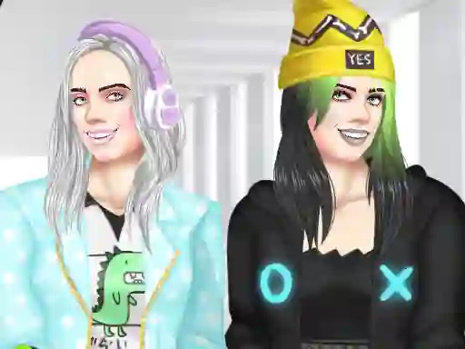 لعبة Billie Eilish Makeover على الانترنت