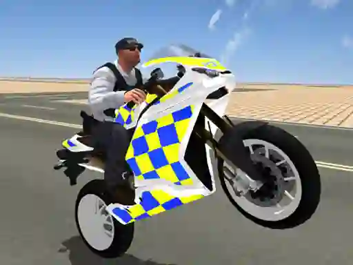 لعبة Super Stunt Police Bike Simulator 3D على الانترنت