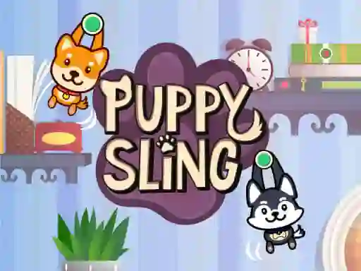 لعبة Puppy Sling على الانترنت