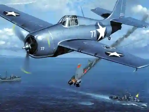 لعبة Aviation Art Air Combat Puzzle على الانترنت