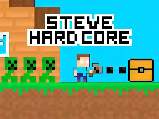 لعبة Steve Hard Core على الانترنت