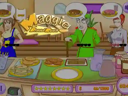 لعبة Maggie Bread Rush على الانترنت