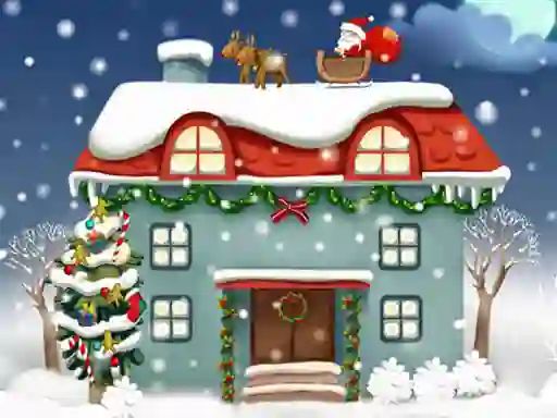 لعبة Christmas Rooms Differences على الانترنت