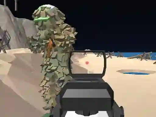 لعبة Beach Assault Gungame Survival على الانترنت