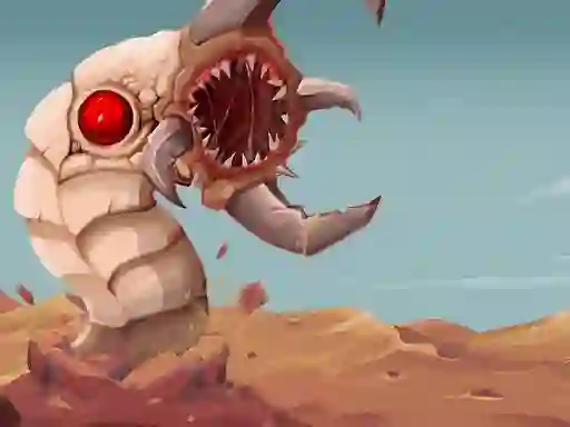 لعبة Deep Worm على الانترنت