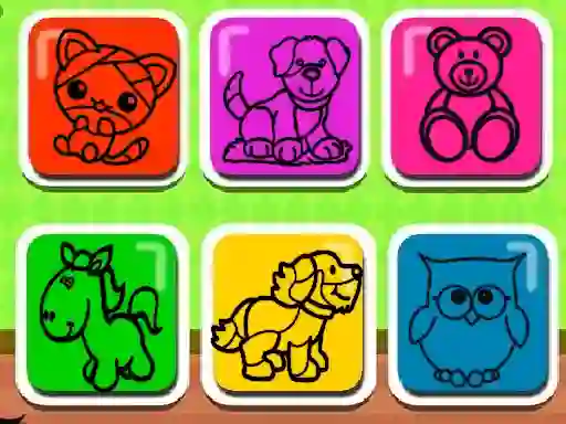لعبة Easy Kids Coloring Game على الانترنت