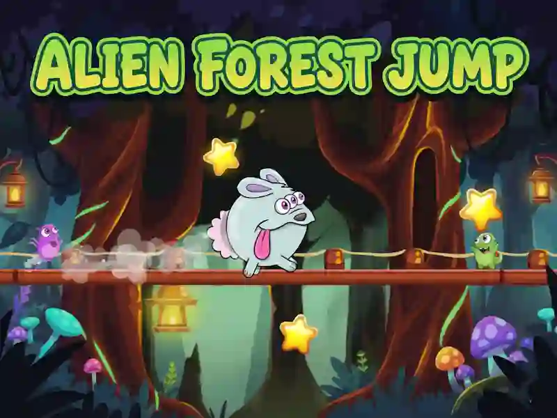 لعبة Alien Forest Jump على الانترنت