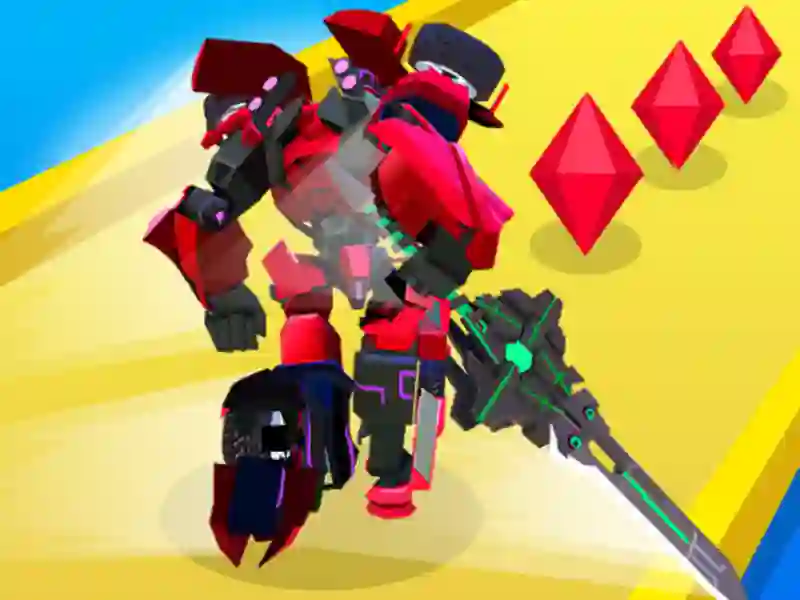 لعبة Robot Runner Fight على الانترنت
