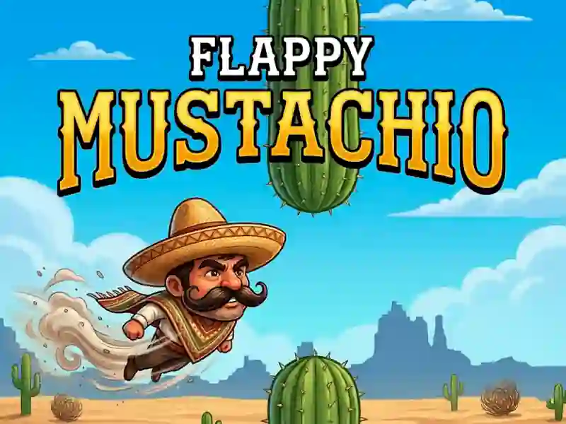لعبة Flappy Mustachio على الانترنت