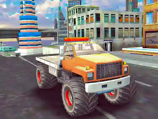 لعبة Monster Truck Stunts Free Jeep Racing على الانترنت