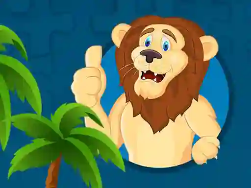 لعبة Strong Lions Jigsaw على الانترنت