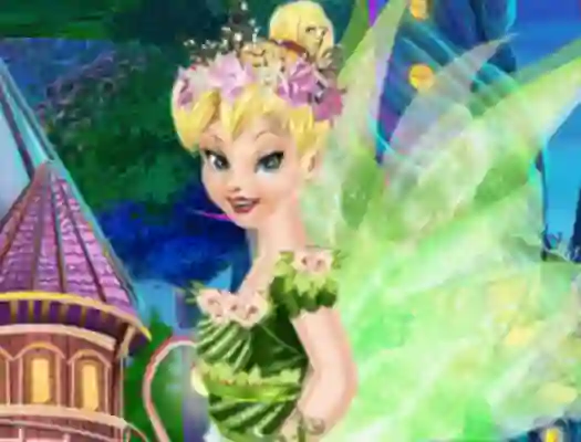 لعبة Forest fairy dressup على الانترنت