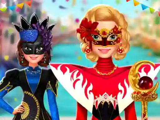 لعبة Ellie and Friends Venice Carnival على الانترنت