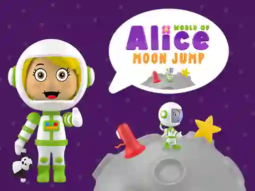 لعبة World of Alice Moon Jump على الانترنت