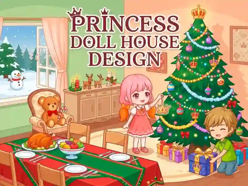 لعبة Princess Doll House Design على الانترنت