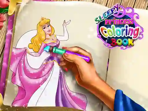 لعبة Sleepy Princess Coloring Book على الانترنت