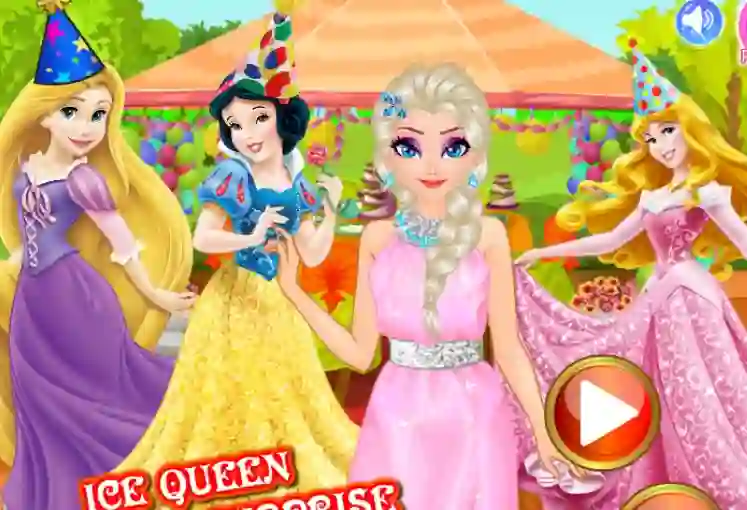 لعبة Ice Queen Birthday Surprise على الانترنت