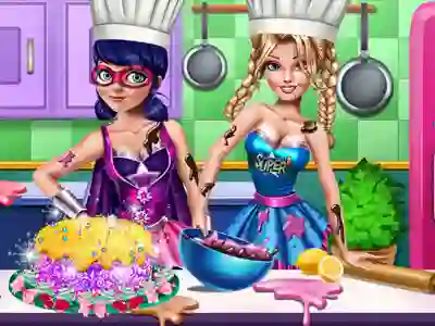 لعبة SuperHero Cooking Contest على الانترنت