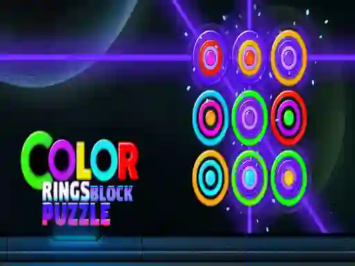 لعبة Color Rings Block Puzzle على الانترنت