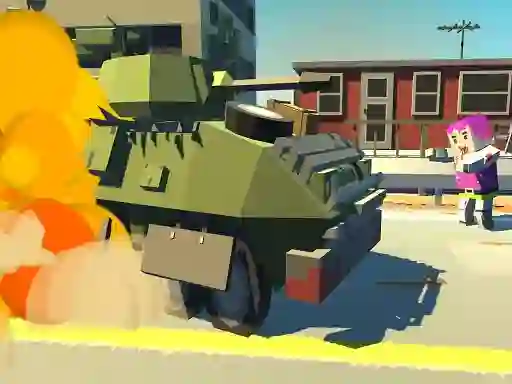 لعبة Tank vs Zombie على الانترنت