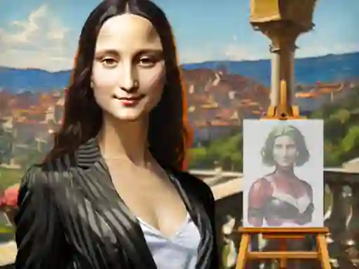 لعبة Mona Lisa Fashion Experiments على الانترنت