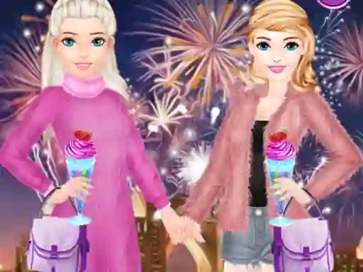 لعبة Bffs New Year Eve على الانترنت
