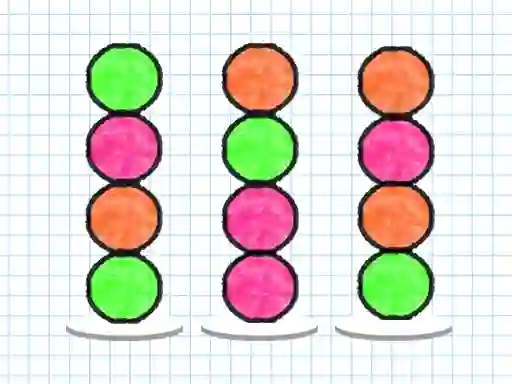لعبة Ball Sort Paper Note على الانترنت