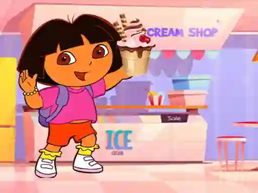 لعبة Ice Cream Maker With Dora على الانترنت