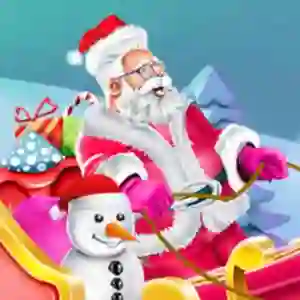 لعبة Design santas sleigh على الانترنت