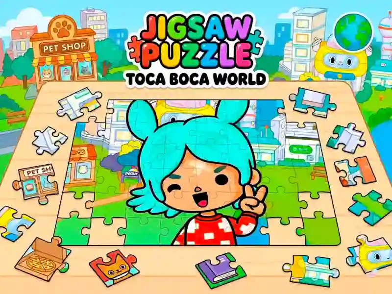 لعبة Jigsaw Puzzle: Toca Boca World على الانترنت