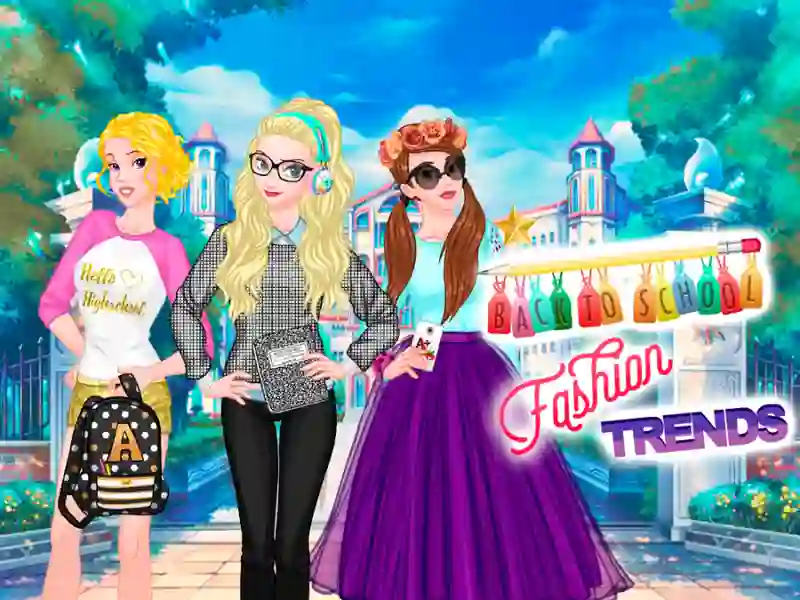 لعبة Back To School Fashion Trends على الانترنت