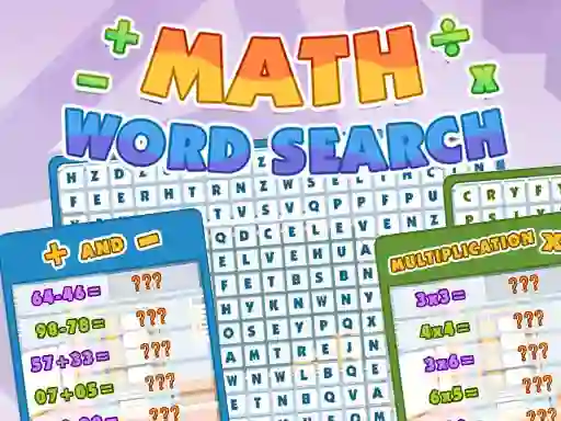 لعبة Math Word Search على الانترنت