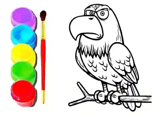لعبة Eagle Coloring Book على الانترنت